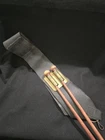 Authentic CIVIL WAR Drummer Boy Leather Drum Stick Belt & Brass Stick Holder