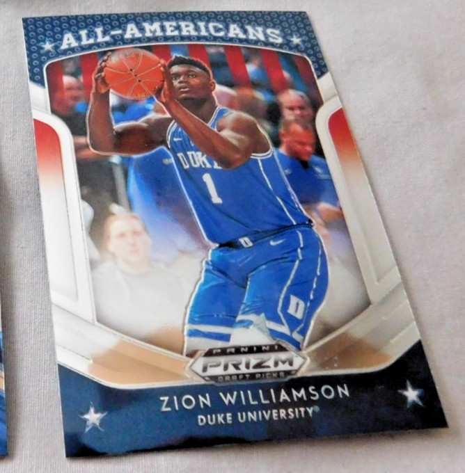2019 Panini Prizm Draft Picks #100 Zion Williamson New Orleans Pelicans RC