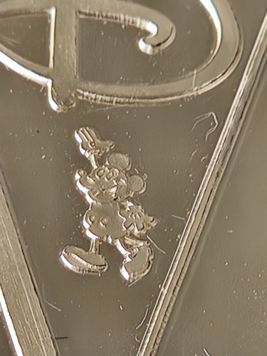 Disney Cast Member Company D 1 Ounce Silver Bar With Mickey, Limited Edition 500 - Picture 3 of 5