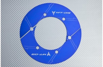 Blaue Kronenabdeckungen aus eloxiertem Aluminium für Yamaha MT09 MT-09 RN29 2013-2016