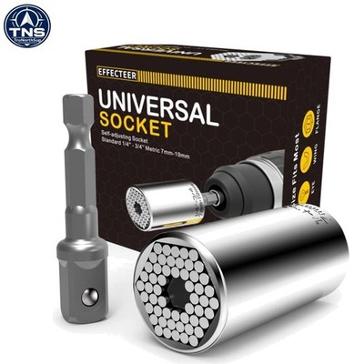 Professional Universal Socket: Self-Adjusting 1/4''-3/4'' | Ideal Gift for Him