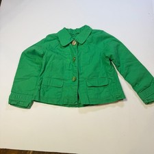 Gap Kids Green Button-Up Jacket Size Small 6-7