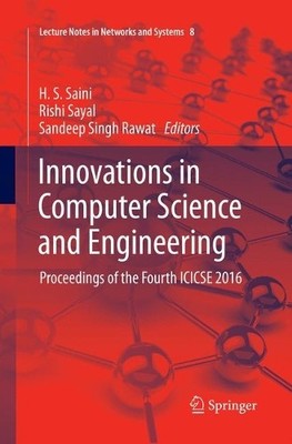 Innovations in Computer Science and Engineering - 9789811099748