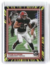 Tyler Allgeier #/75 2025 Donruss Optic Electricity