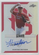 2017 Leaf Perfect Game All-American Classic Metal Red 2/5 Hunter Watson Auto 2l7