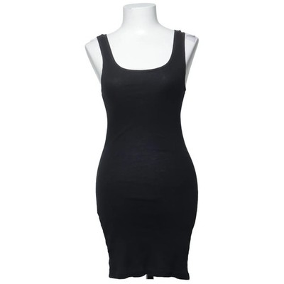 Standard James Perse, Kleid, Größe: XS/S, Schwarz, Baumwolle, Einfarbig #4v9