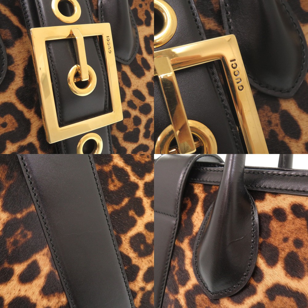 Excellent Condition Gucci Leopard Pattern 323652 … - image 8