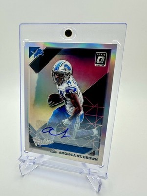Amon-Ra St. Brown - 2021 Donruss Optic - The Rookies - Autograph ✍️  /99 - Lions