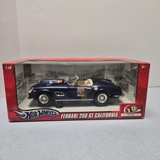 Hot Wheels Ferrari 60 Relay 250 GT California Spider BLUE 1:18 Scale 