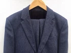 Reiss 68% Cotton ~ Men’s 2 Piece Blue Suit ~ Size 38 Jacket / Size 32 Trousers