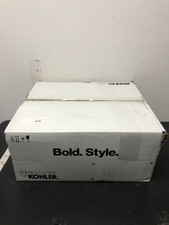 Kohler K-2905-8-0 Cast Iron 19-1/4" Oval Bathroom Sink with Overflow, 3 Holes, W