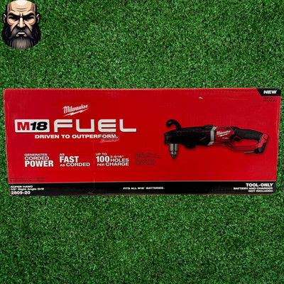 Milwaukee 2809-20 M18 FUEL 18V 1/2 Inch Super Hawg Right Angle Drill Tool Only