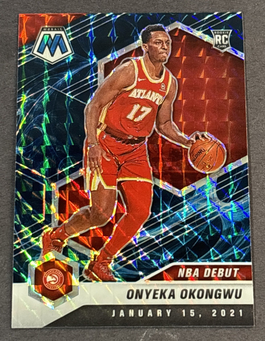 2020-21 Mosaic Basketball - Onyeka Okongwu - Genesis SP - NBA Debut RC
