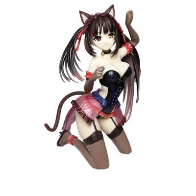 Anime Kurumi Tokisaki Cat Ear Ver. PVC 1/7 scale Figure Statue New