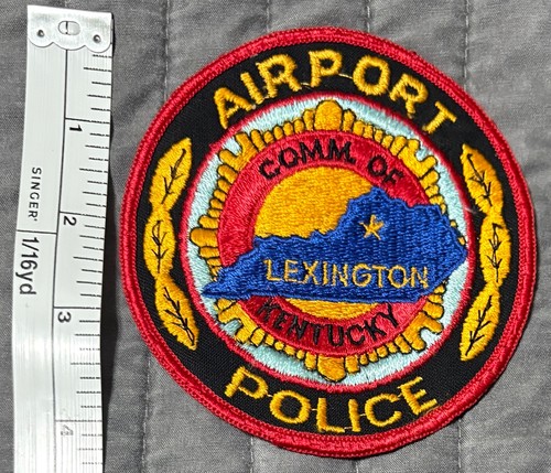 Rare Vintage Obsolete Lexington Kentucky KY Airport Police Patch
