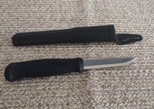 Sweden Mora Carbon Steel Fixed-Blade Knife with Sheath 8 1/4" NEW