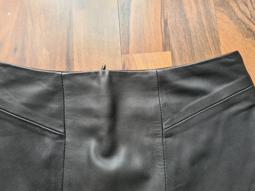 Dino'z butterweicher Echtleder-Rock Casheur Supermini Gr.34/36 schwarz Lammleder - Bild 2 von 3