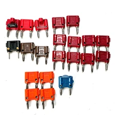 Lot 21 Vintage Pomona Electronics MDP-R Double Banana Plug Connectors 1970s