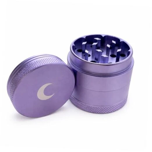 Small Manual Tea, Spice and Seeds Grinder – 1.6” Spice Kitchen Crusher Purple