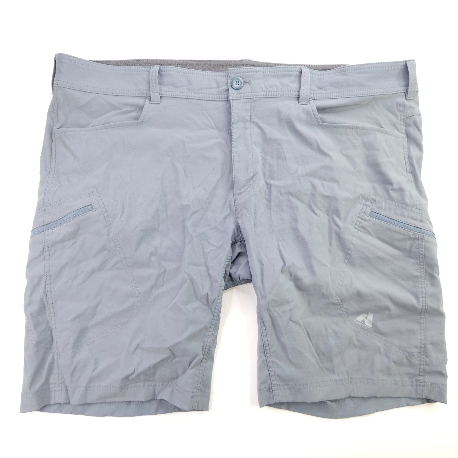 Eddie Bauer First Ascent 11.5" Guide Pro Shorts Gray Men's 46 Hiking Outdoor