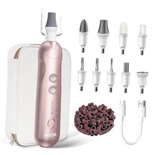 Manicure Pedicure Kit, Professional Nail Grinder for Senior Thick Rosecase