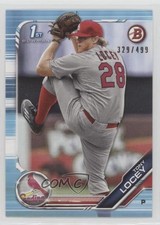 2019 Bowman Draft Sky Blue 329/499 Tony Locey #BD-70 y8h