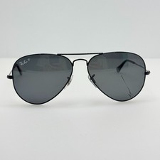 Ray Ban Sunglasses RB 3025 002 Polarized Aviator Large Metal 58-14 Read Desc