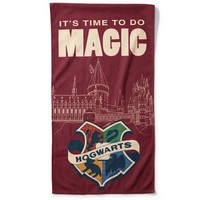 Harry Potter Hogwarts Badetuch Handtuch Badehandtuch Strandtuch 70X140 Baumwolle