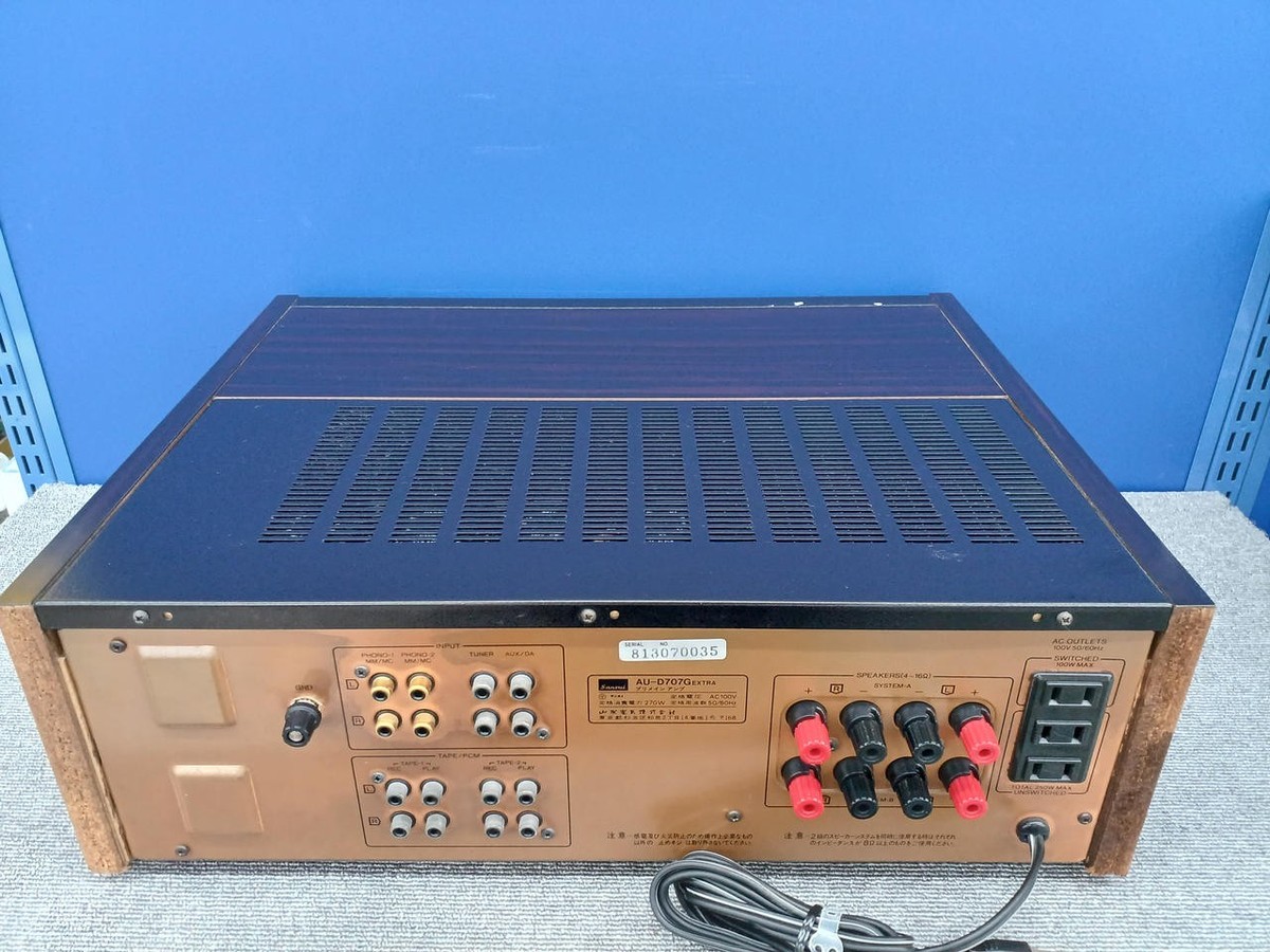 SANSUI AU-D707G EXTRA Pre-Main Amplifier Working Tested Japan