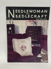 Vintage Needlewoman & Needlecraft Magazin 1955 Ausgabe 64 inklusive Transfer