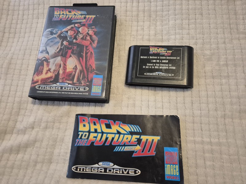 Back to the Future Part III Sega Mega Drive Complete in Box (CIB) PAL