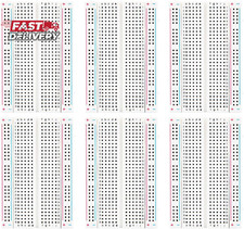 ELEGOO 6PCS 400 Point Breadboard Kit Solderless Breadboards for Arduino Project