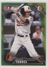 2016 Bowman Draft Draft Picks Green 29/99 Alexis Torres #BD-19 0wq