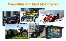Ottocast IPX7 Waterproof Wireless Carplay Android Auto Screen for Motorcycles