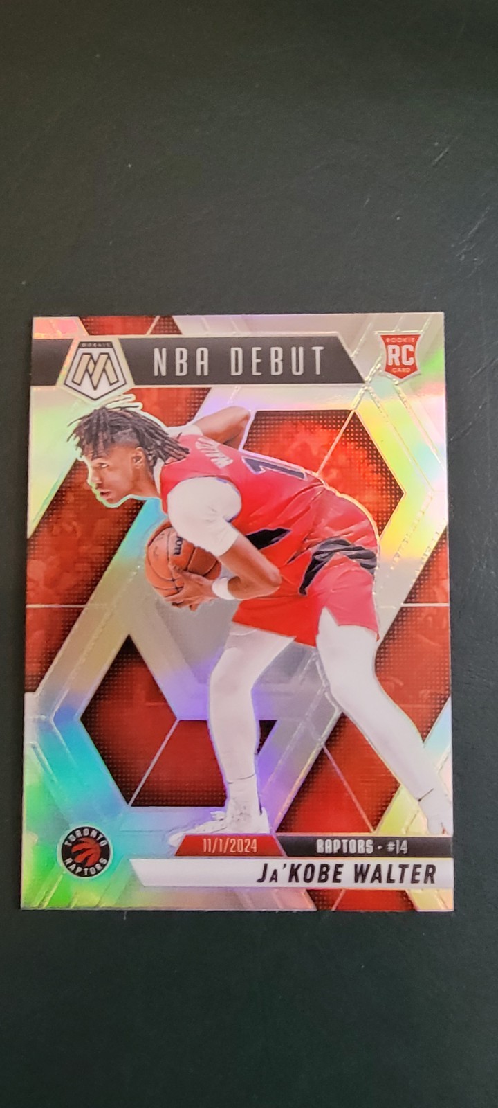 2024-25 Panini Mosaic - NBA Debut Ja'Kobe Walter #253 Silver Prizm (RC)