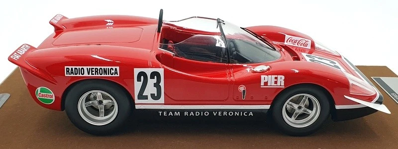 Tecnomodel escala 1/18 TM18-58B - Abarth 2000 S 1969 Silverstone #23 Swart - Imagem 4 de 4