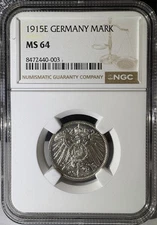 1915-E Germany 1 Mark NGC MS64 (003)