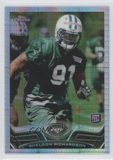 2013 Topps Chrome Prism Refractor 175/260 Sheldon Richardson #202 0a3