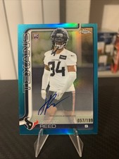 2025 Topps Chrome Football Jaylen Reed Aqua Rookie Autograph /199 Texans