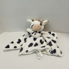 Carter s Plush Cow Lovey Black And White