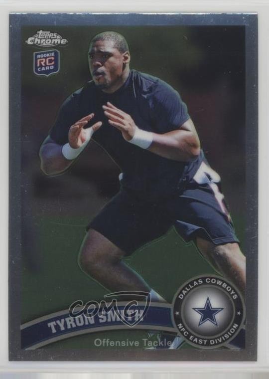 2011 Topps Chrome Tyron Smith #38 0j7y