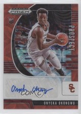 2020 Panini Prizm Draft Picks Prospect Choice Red 85/88 Onyeka Okongwu Auto 0g7s