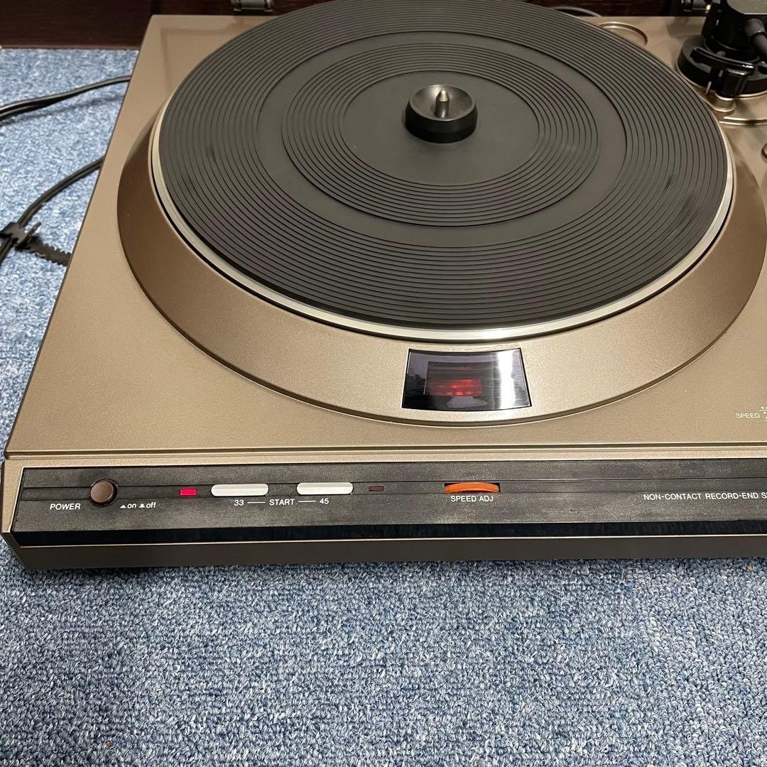 Denon DP-30L Direct Drive Turntable Record Player Power On Left