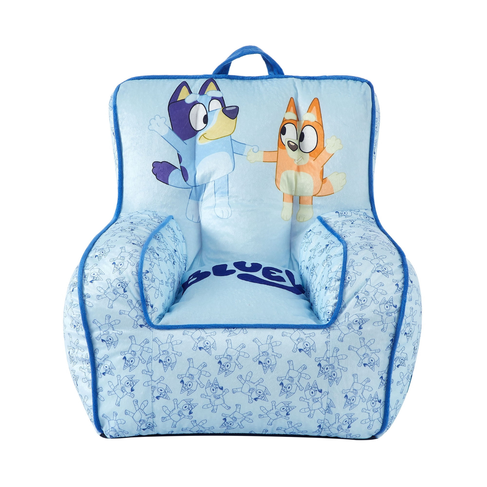 Bluey Square 18" Toddler Beanbag Chair, Blue FREESHIP