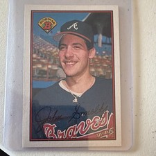 Bowman 1989 John Smoltz #266 Atlanta Braves Baseball