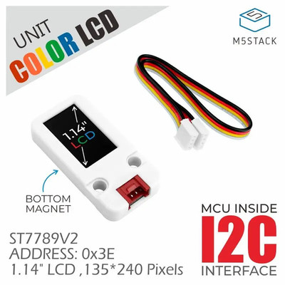 M5Stack Official LCD Unit 1.14In 135 X 240 Pixels Display