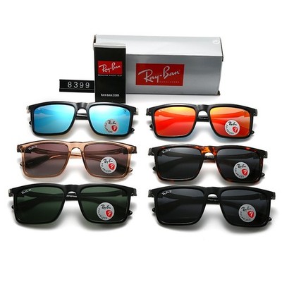 Unisex Ray-Ban RB8399 Sunglasses Multicolor Frame Multicolor Polarized Lens 53mm