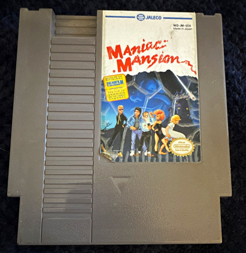 Jaleco Maniac Mansion Nintendo NES Cartridge Game NTSC-U/C (US/Canada) 1988