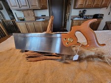 Vintage Antique DISSTON 14" BACK SAW 14 TPI 1917-1940. Sharp. Excellent 