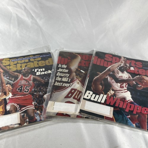 Lot of 3 90's Michael Jordan Sports Illustrated Magazines Bundle 1995-97 - Picture 9 of 9